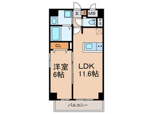 Avenir新深江の物件間取画像